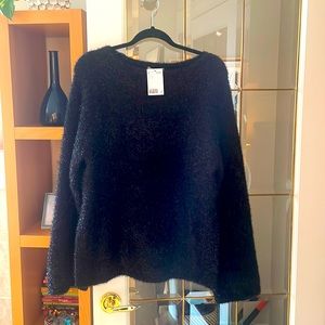 H&M Glittery black sweater. NEW with tags. Size small.